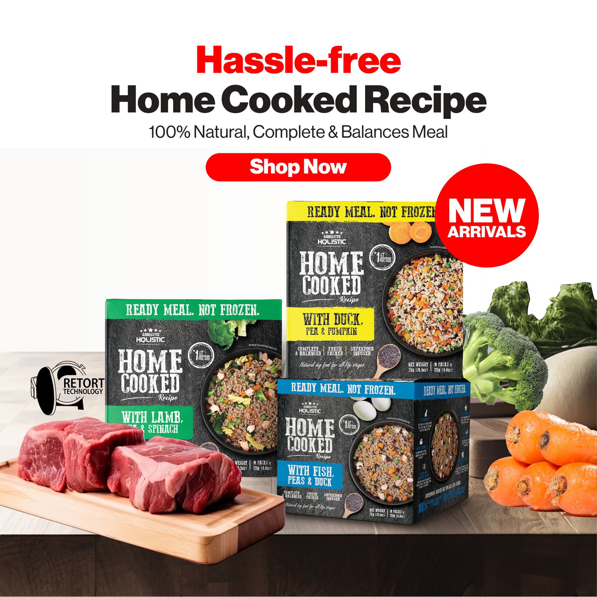 Absolute Cooked Absolute Holistic Home Cooked Style Recipe – B2K Pet