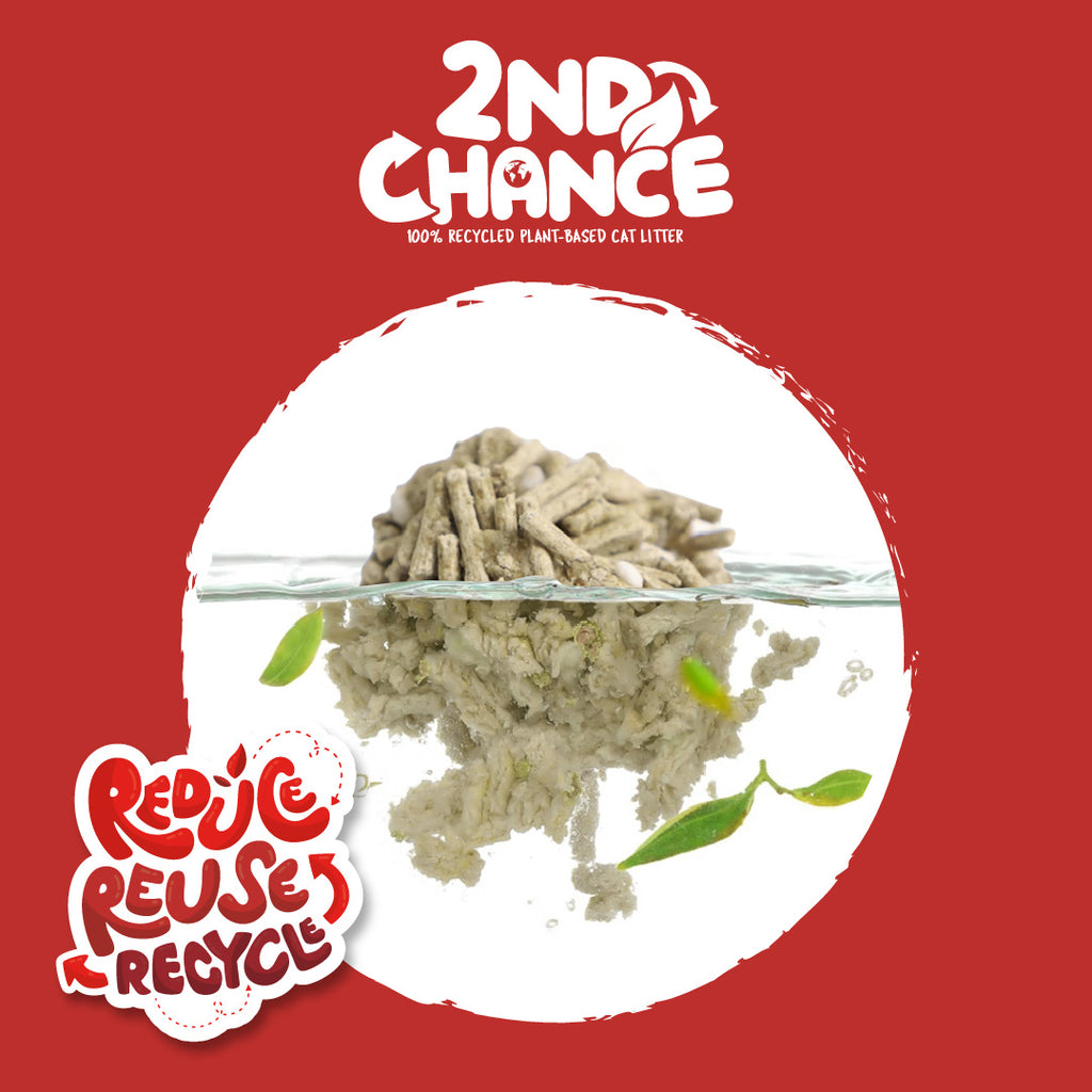 [CTN OF 6] Kit Cat 2nd Chance Plant-Based Cat Litter - Black Tea Leaves (6 X 2.5KG).