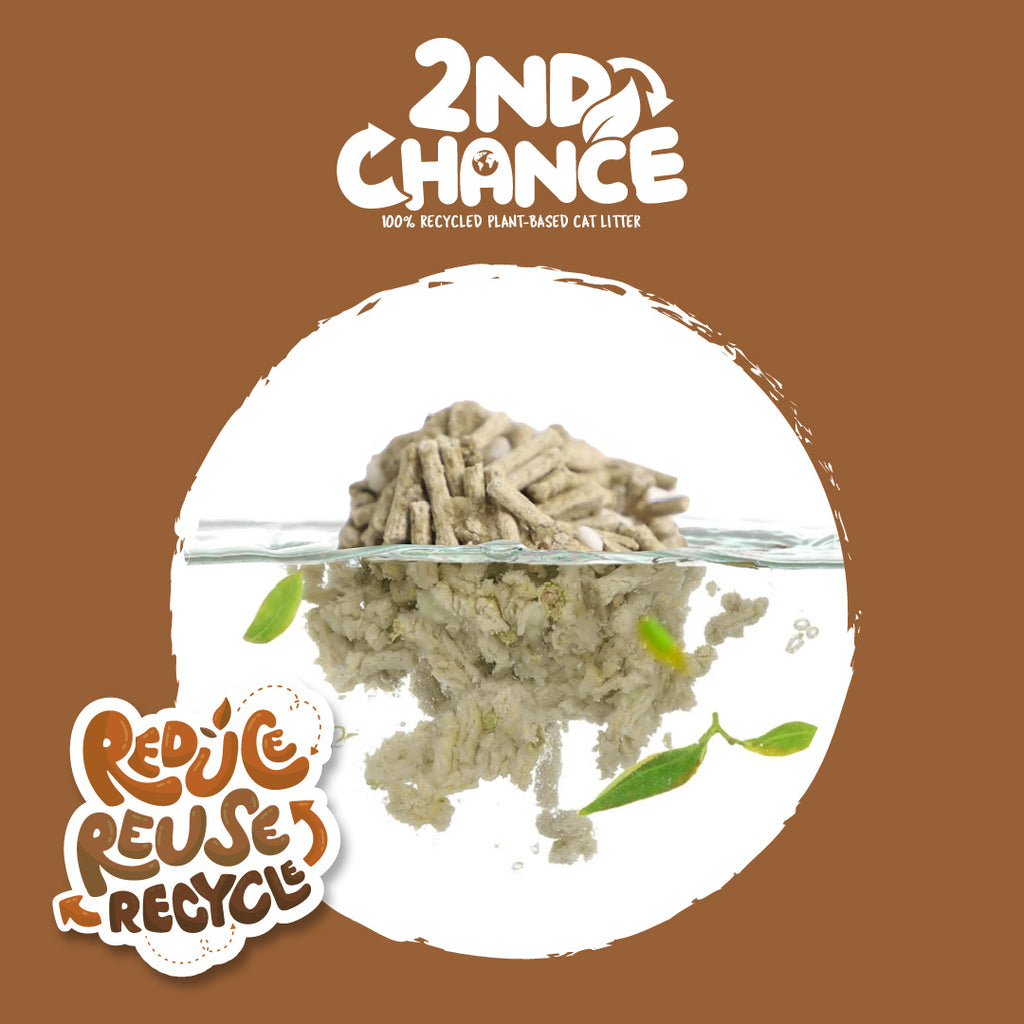 [CTN OF 6] Kit Cat 2nd Chance Plant-Based Cat Litter - Coffee Beans (6 X 2.5KG).