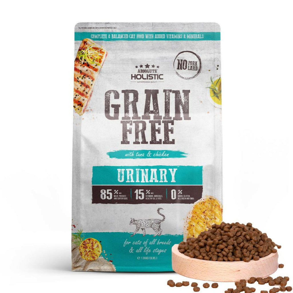 Absolute Holistic Grain Free Dry Cat Food - Urinary (3lbs).