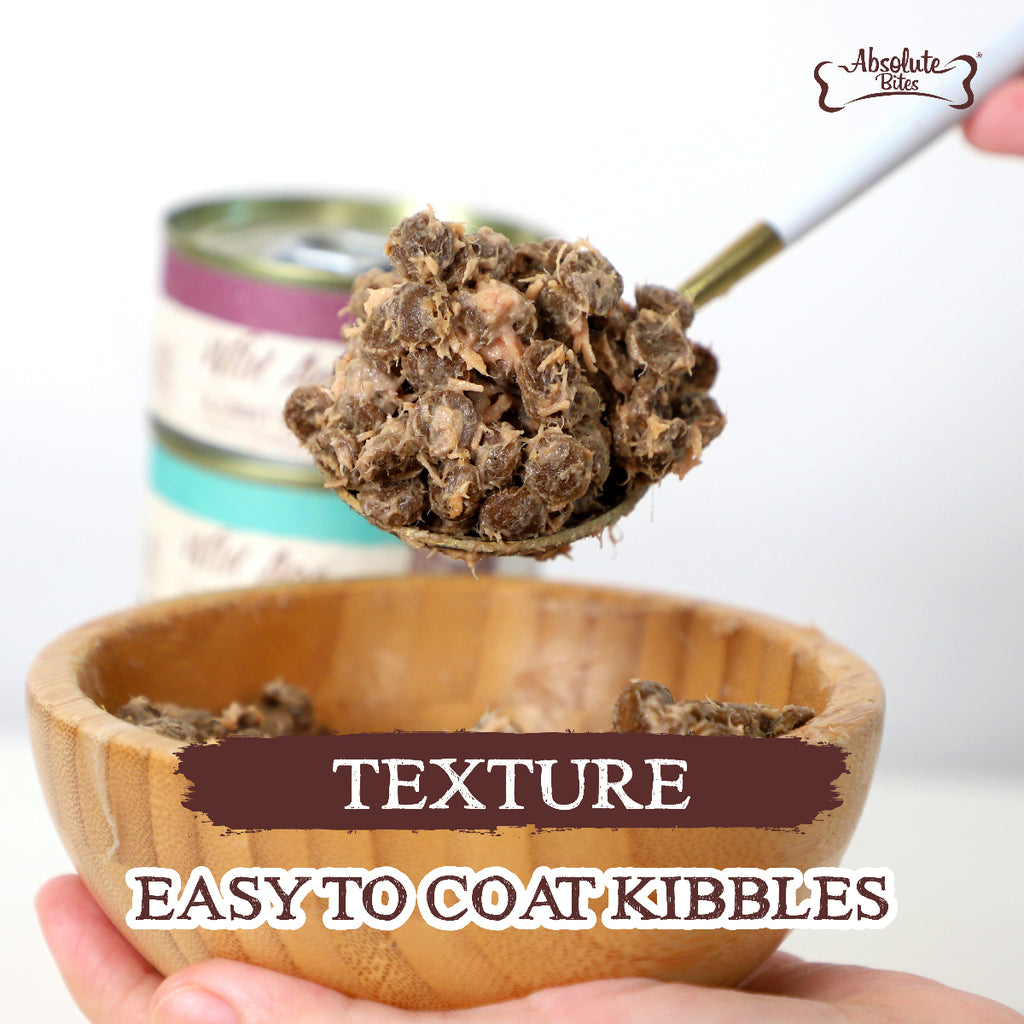 absolute bites wild age cat canned food - texture