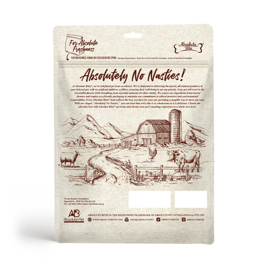 Absolute Bites Single Ingredient Freeze Dried Cat Treats - Salmon (55g).
