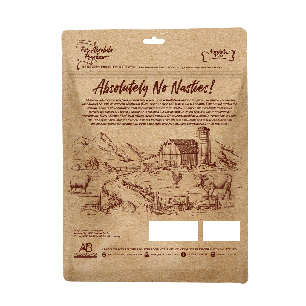 Absolute Bites Single Ingredient Freeze Dried Dog Treats - Beef Liver (70g).