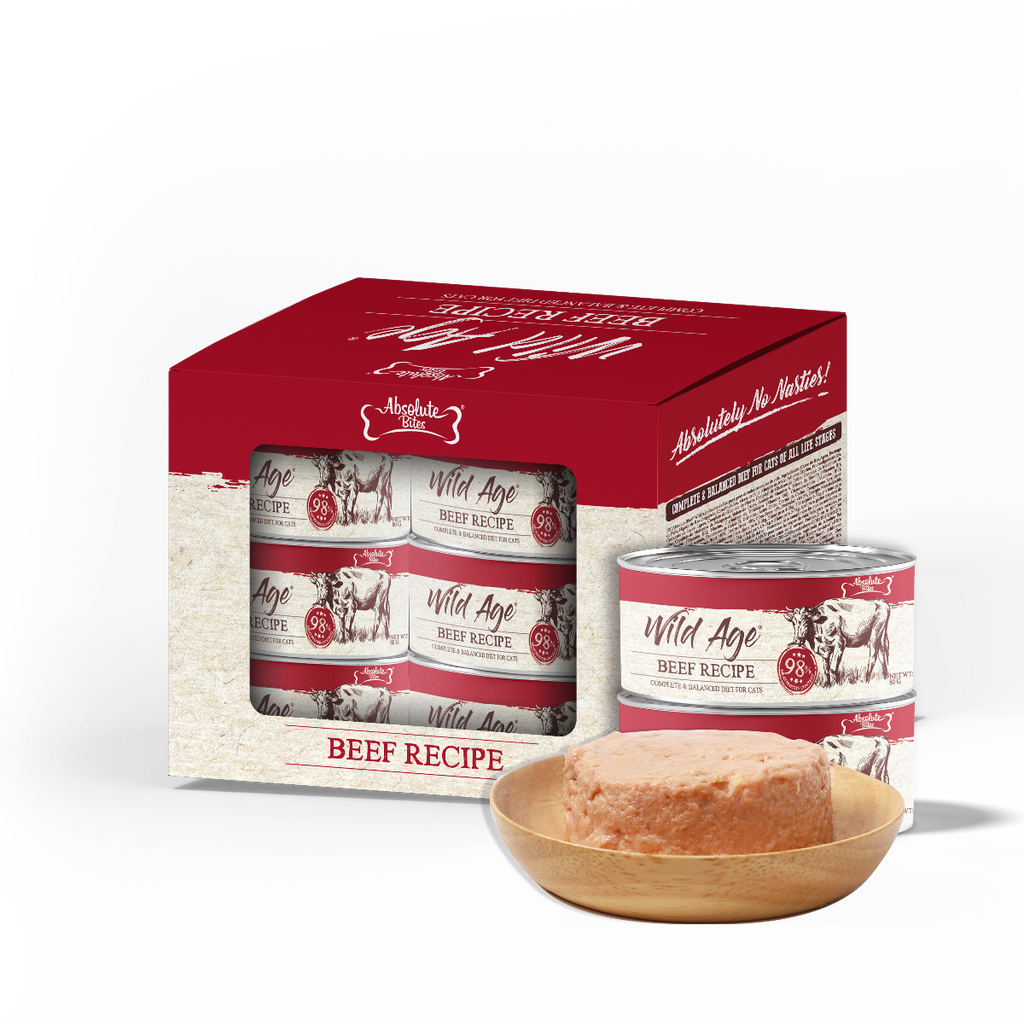 Absolute Bites Wild Age Canned Food - Beef