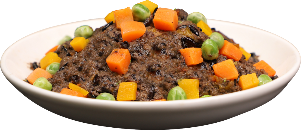 (Trial Pack) Absolute Holistic Home Cooked Style Recipe Gently Cooked Dog Food (125g x 3) - Beef, Peas & Salmon.