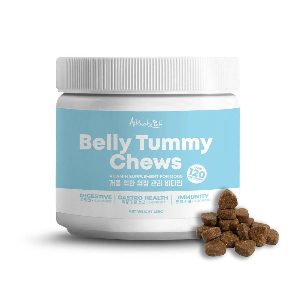Altimate Pet Belly Tummy Vitamin Supplement For Dogs - Over 120 Soft Chews (250g).