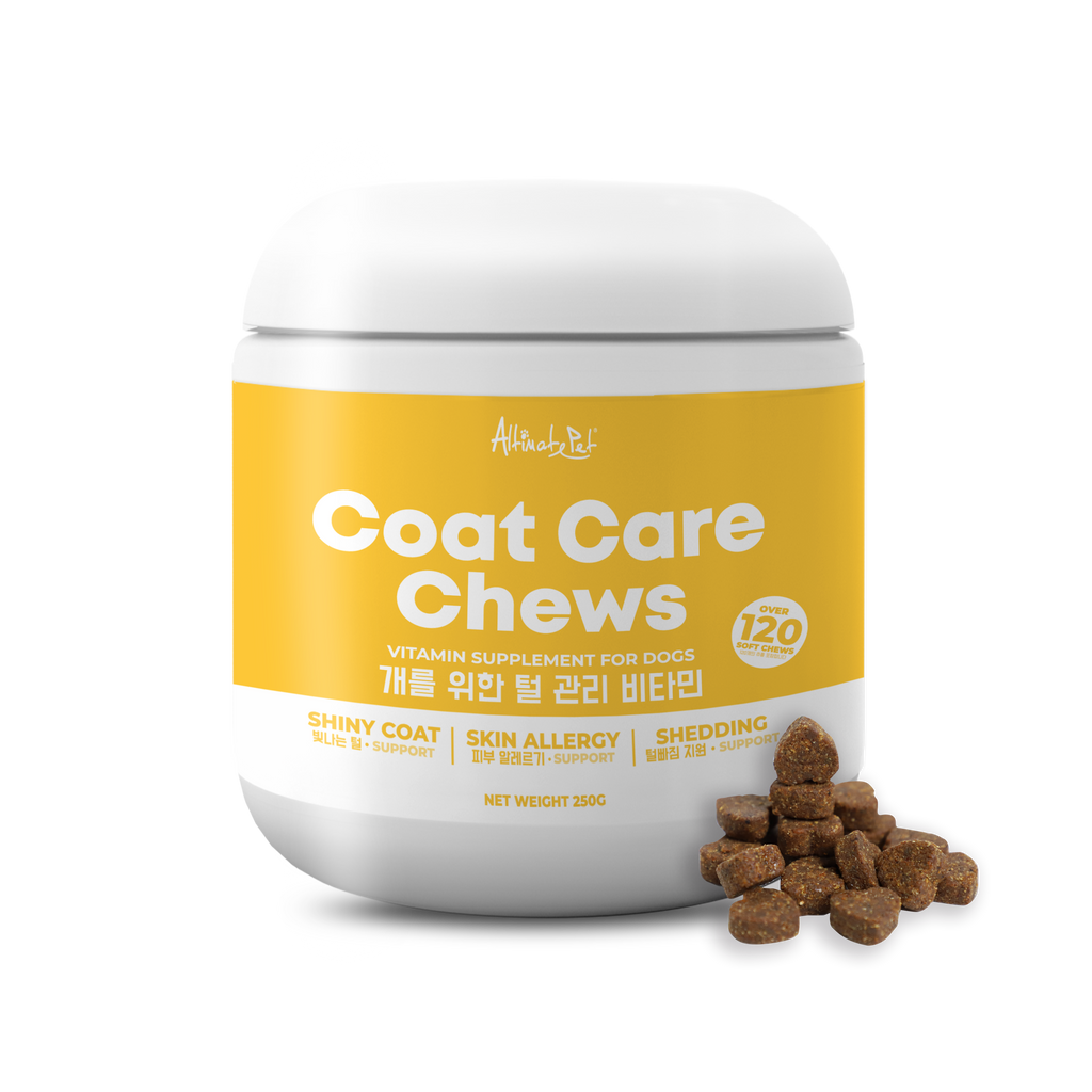 Altimate Pet Coat Care Vitamin Supplement For Dogs - Over 120 Soft Chews (250g).