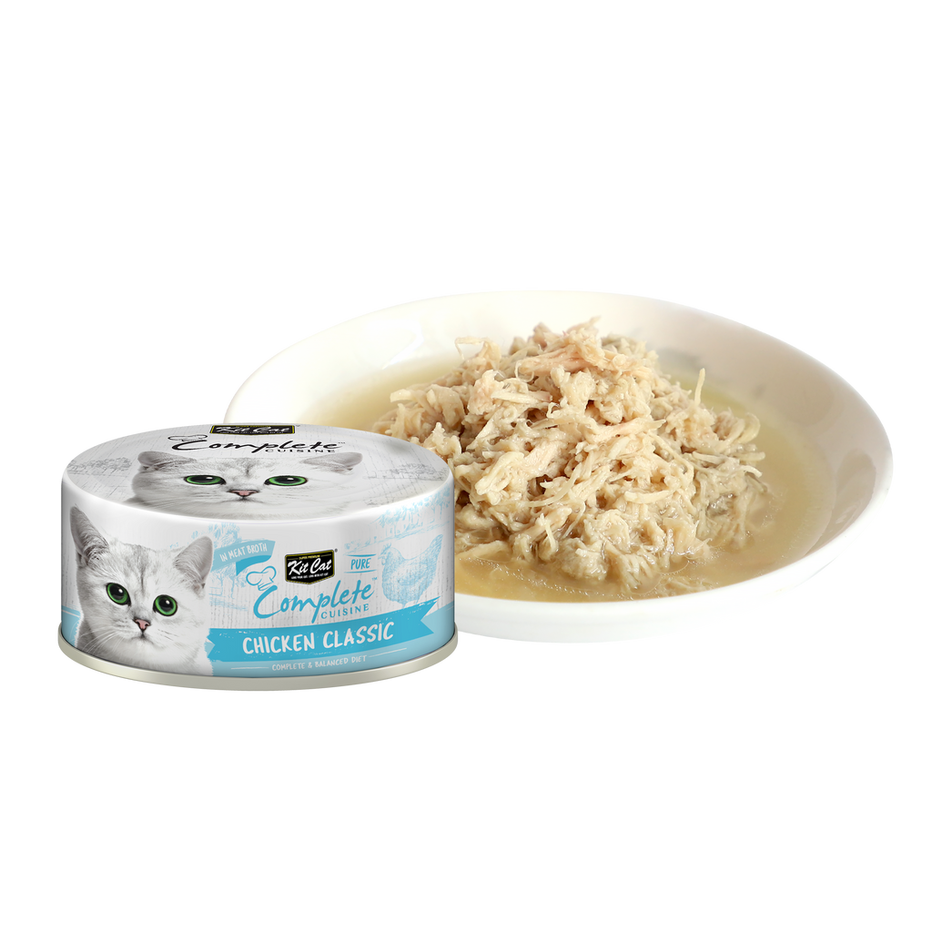 Kit Cat Complete Cuisine Pure Wet Cat Food - Chicken Classic (70g).