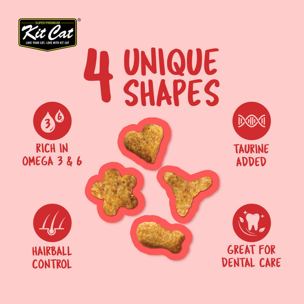 Kit Cat Kitty Crunch Cat Treats - Beef (60g).