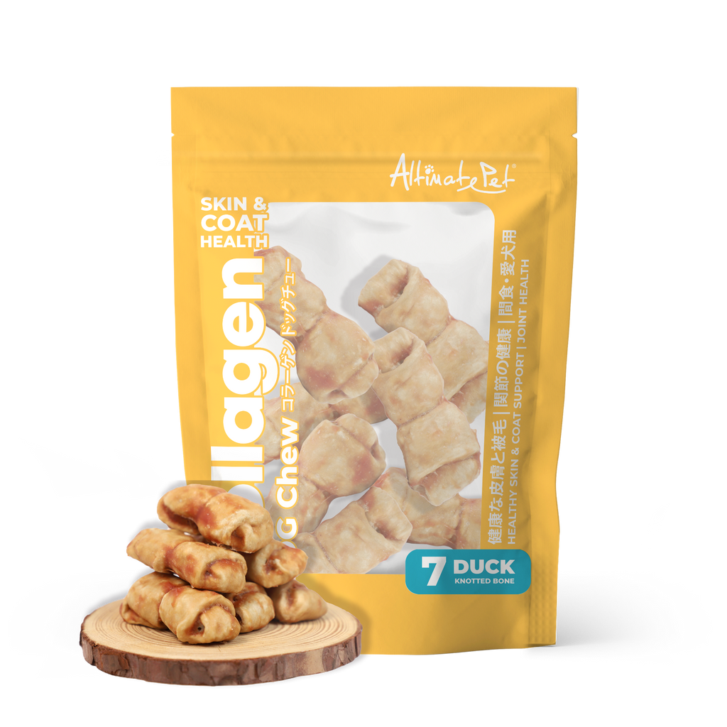 Altimate Pet Collagen Dog Chews - Duck Knotted Bone 7pcs (90g).