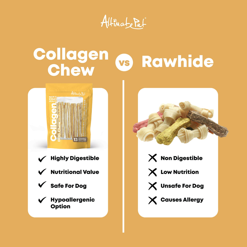 Altimate Pet Collagen Dog Chews - Duck Collagen Stick 13pcs (90g).