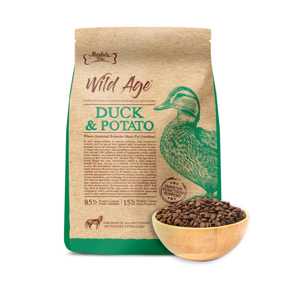 Absolute Bites Wild Age Dry Dog Food (3.3lbs) - 5 flavours – B2K Pet