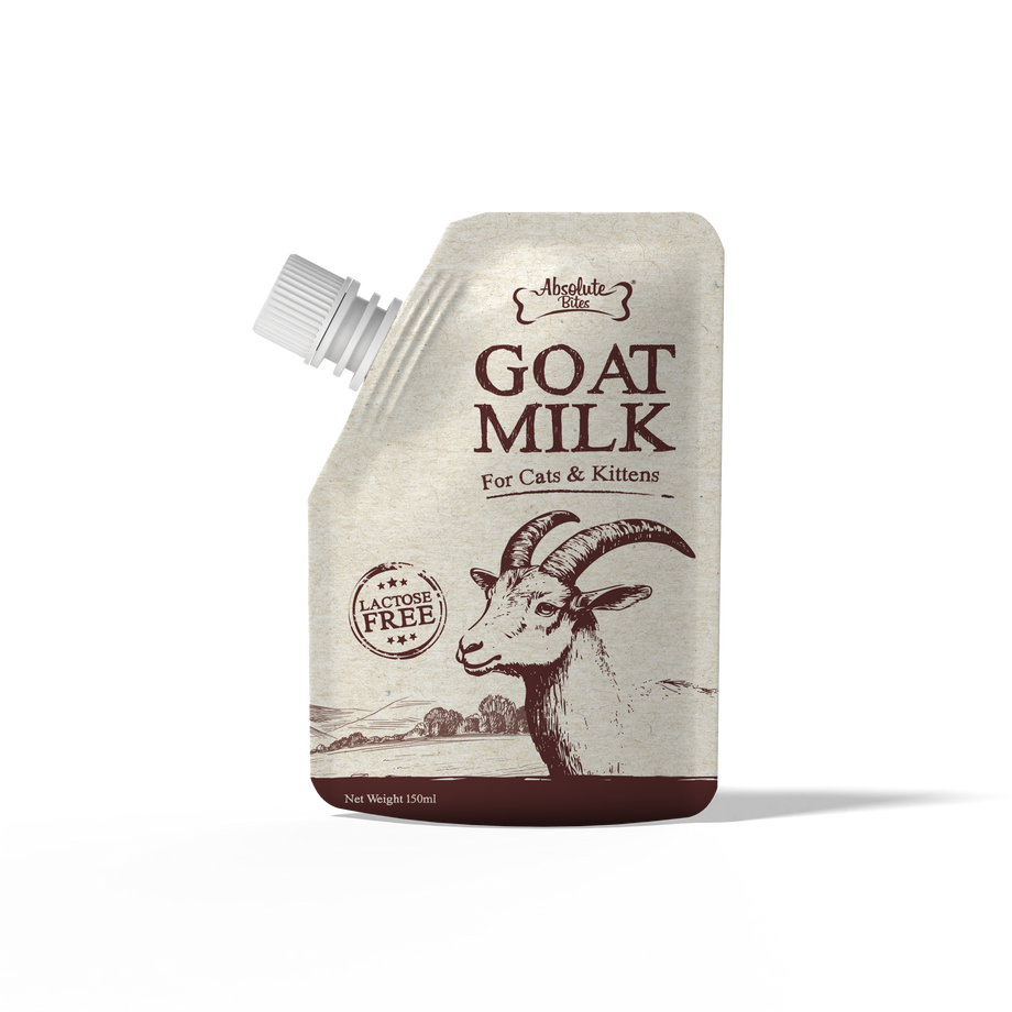 Absolute Bites Lactose-Free Goat Milk (150ml) - for Cats – B2K Pet