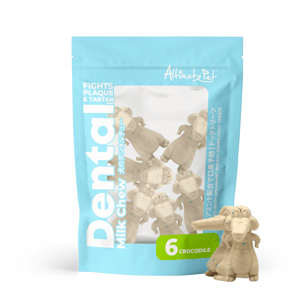 Altimate Pet Dental Chews for Dogs - Milk Crocodile 150g (6pcs).