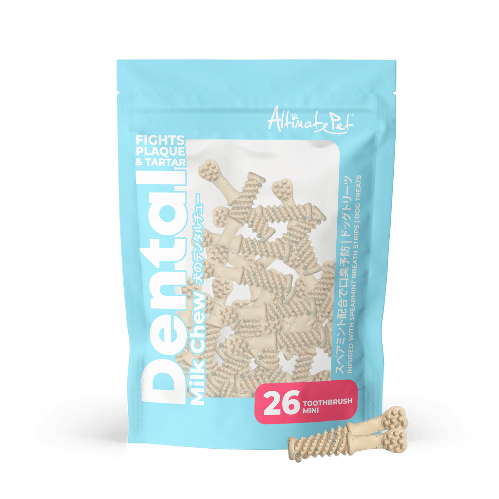 Altimate Pet Dental Chews for Dogs - Milk Toothbrush Mini 150g (26pcs).
