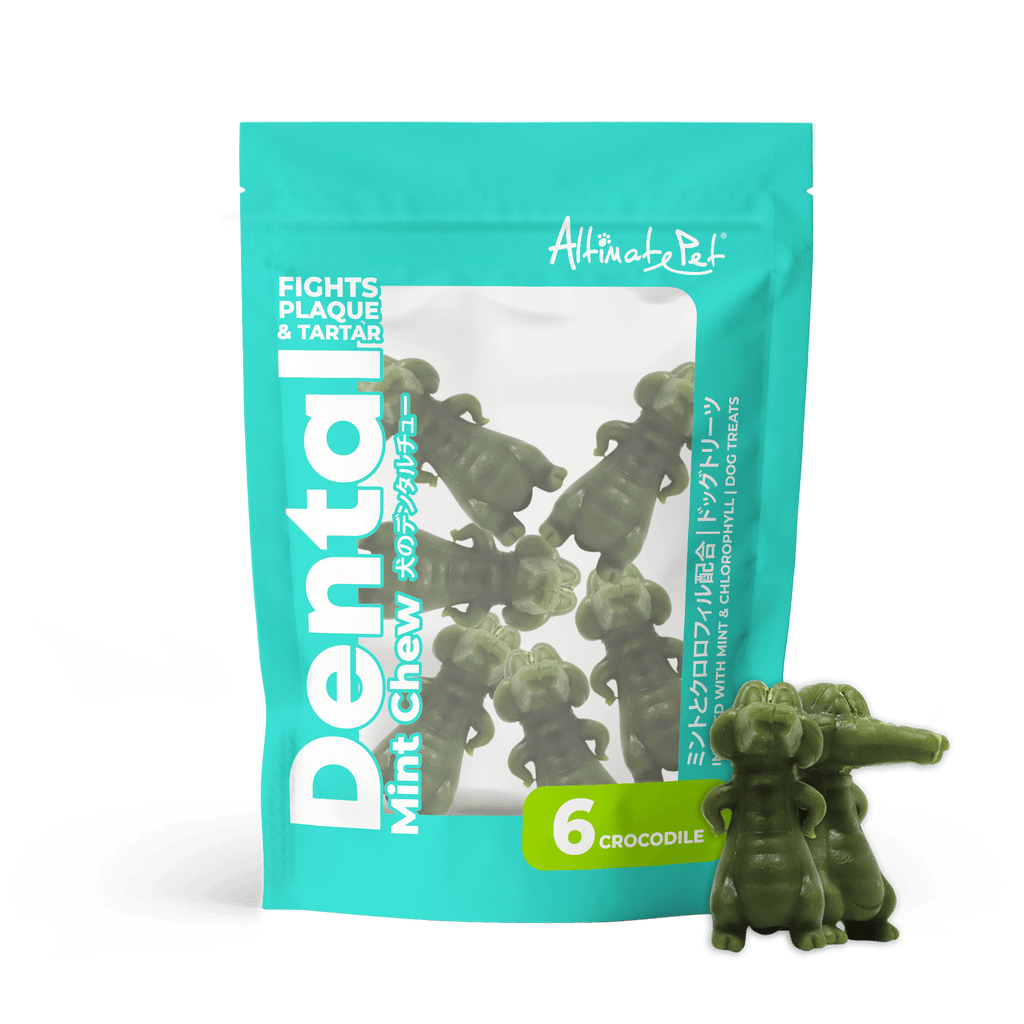 Altimate Pet Dental Chews for Dogs - Mint Crocodile 150g (6pcs).