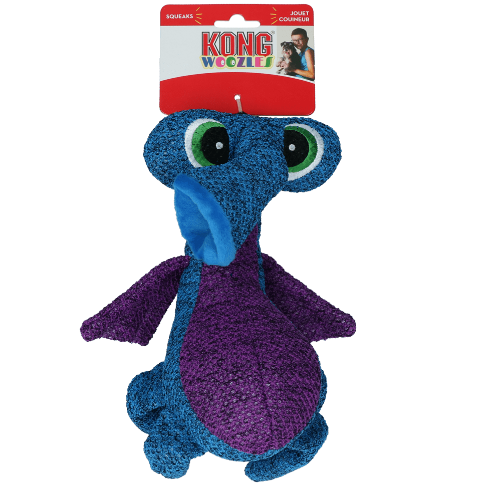 KONG Dog Toy - Woozles Blue (1 Size).