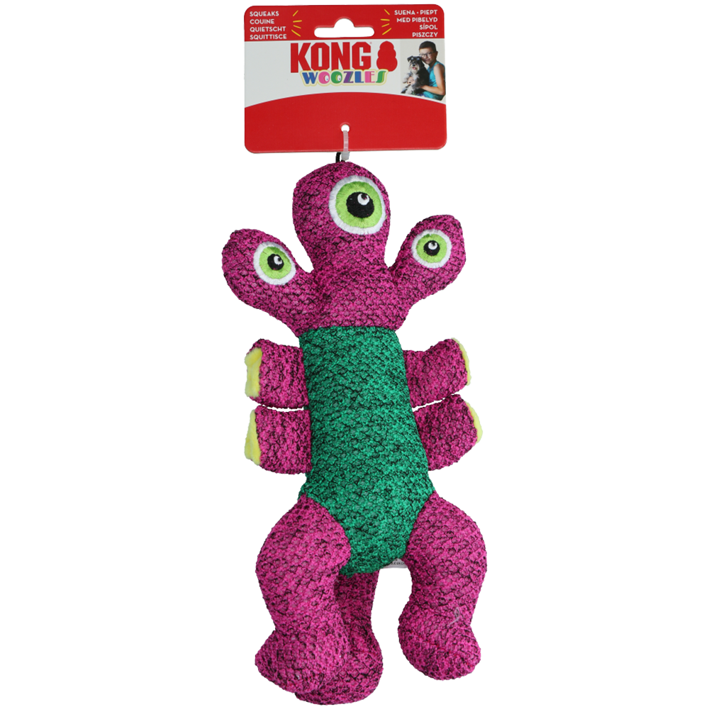 KONG Dog Toy - Woozles Pink (1 Size).