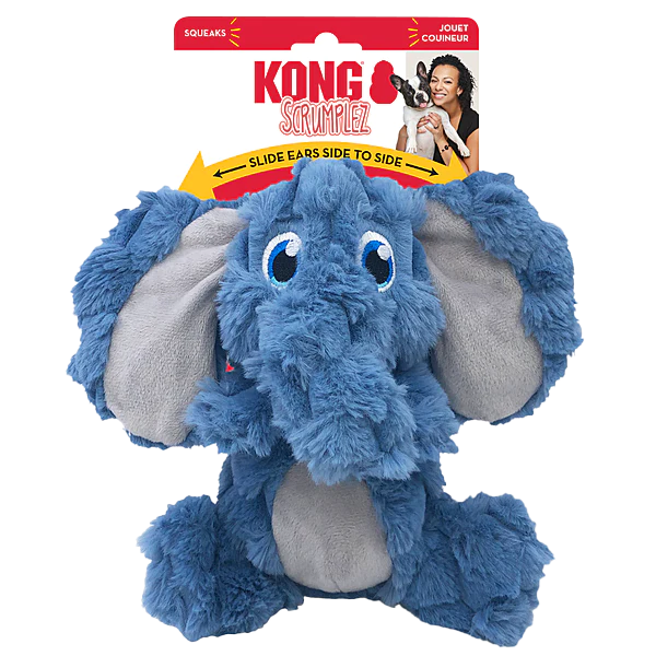 KONG Dog Toy - Srumplez Elephant (1 Size).