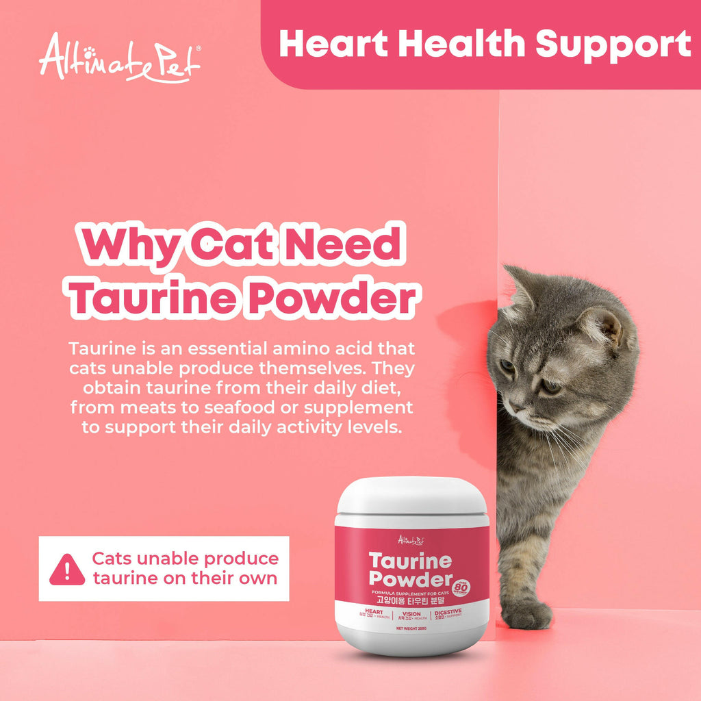 Altimate Pet Supplement Powder for Cats & Kittens - Taurine Powder.