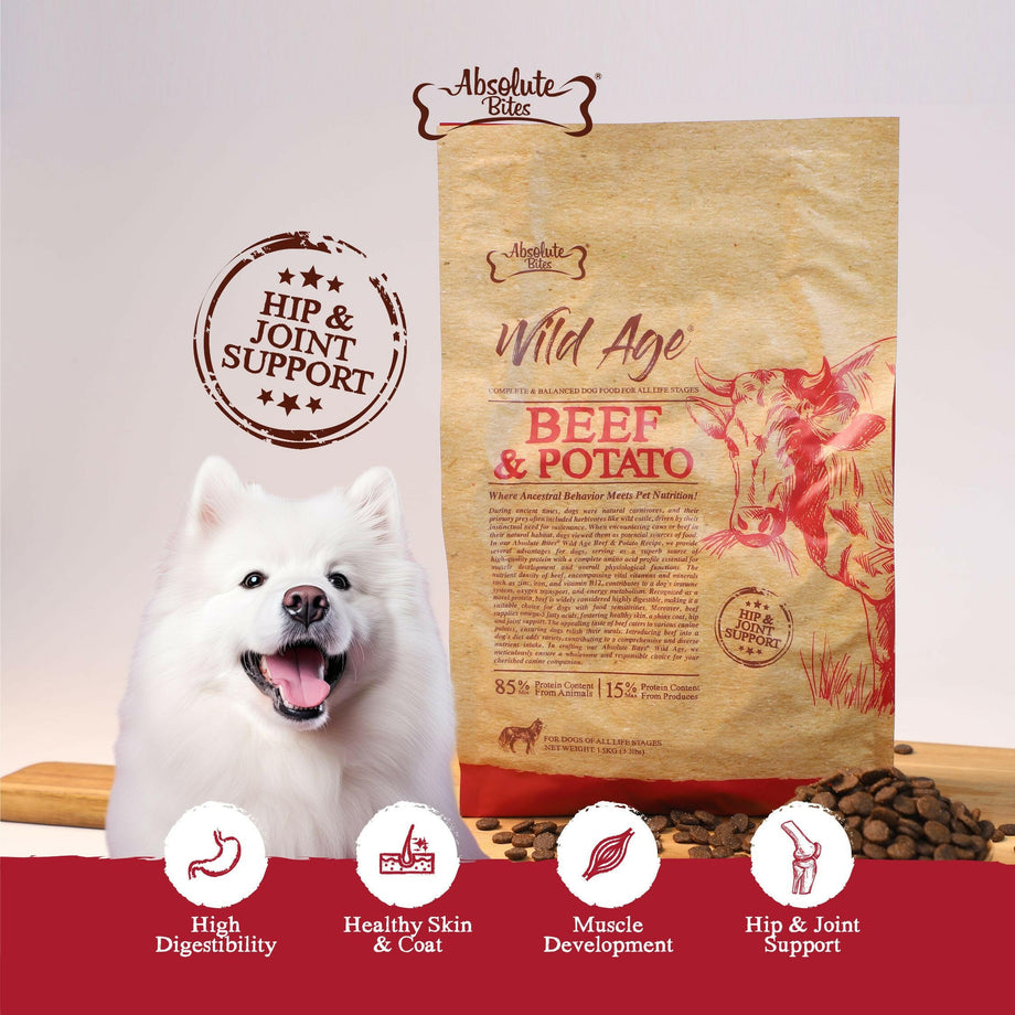 Absolute Bites Wild Age Dry Dog Food (3.3lbs) – B2K Pet