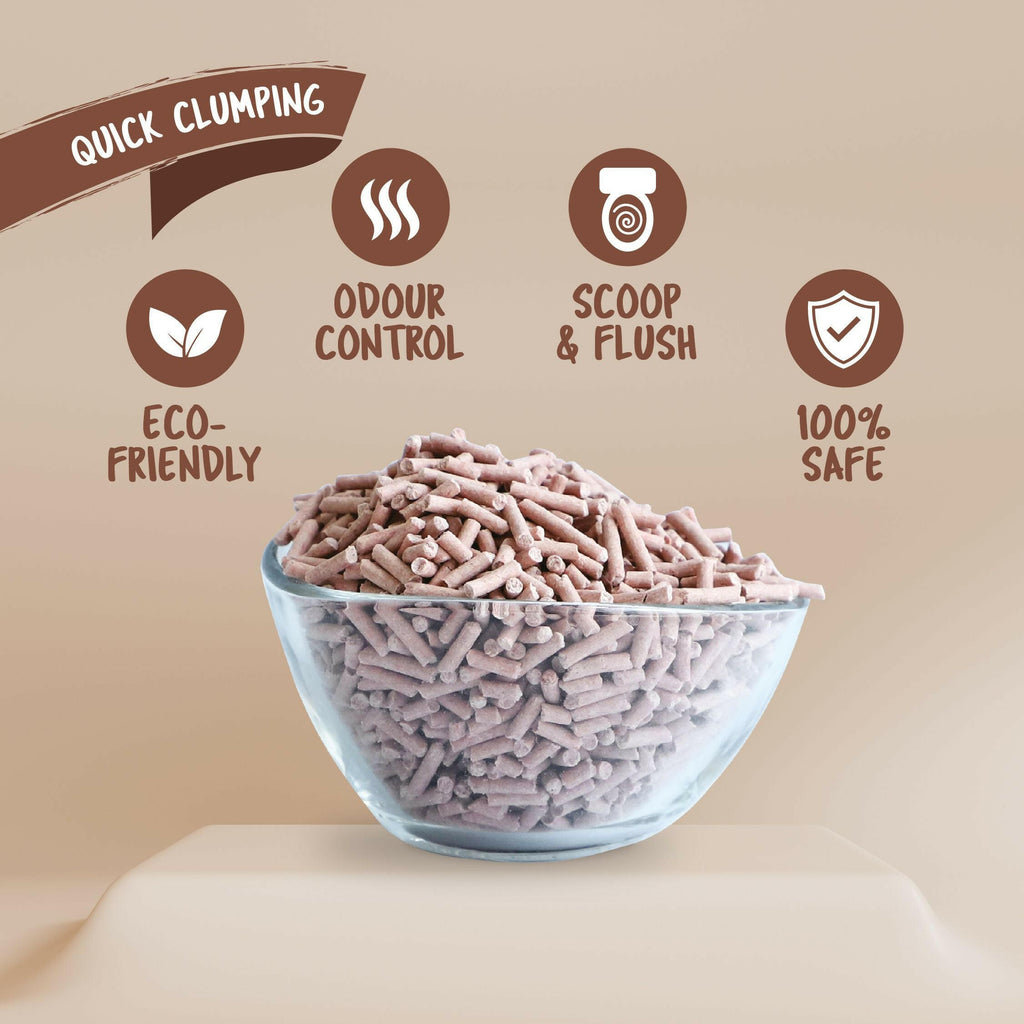 Kit Cat Soya Clump Cat Litter - Coffee (7L).