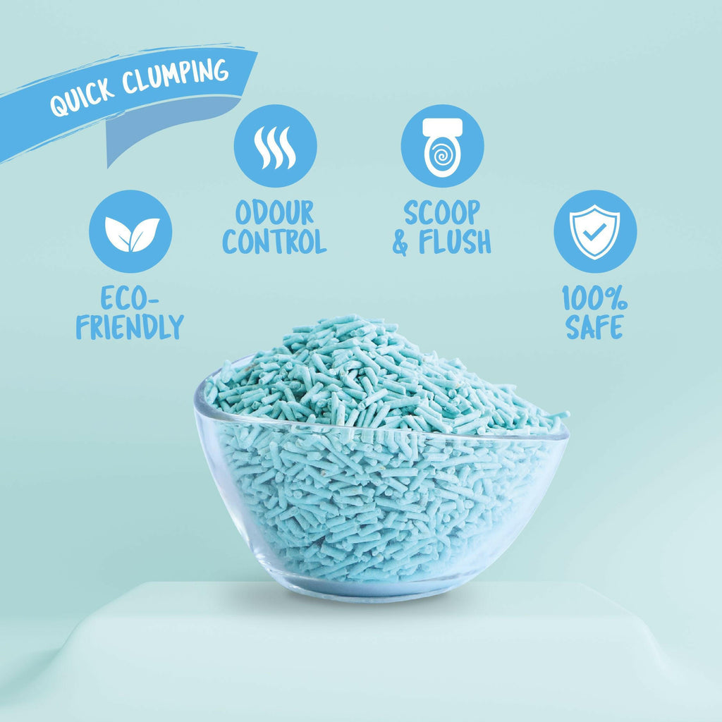 Kit Cat Soya Clump Cat Litter - Baby Powder (7L).