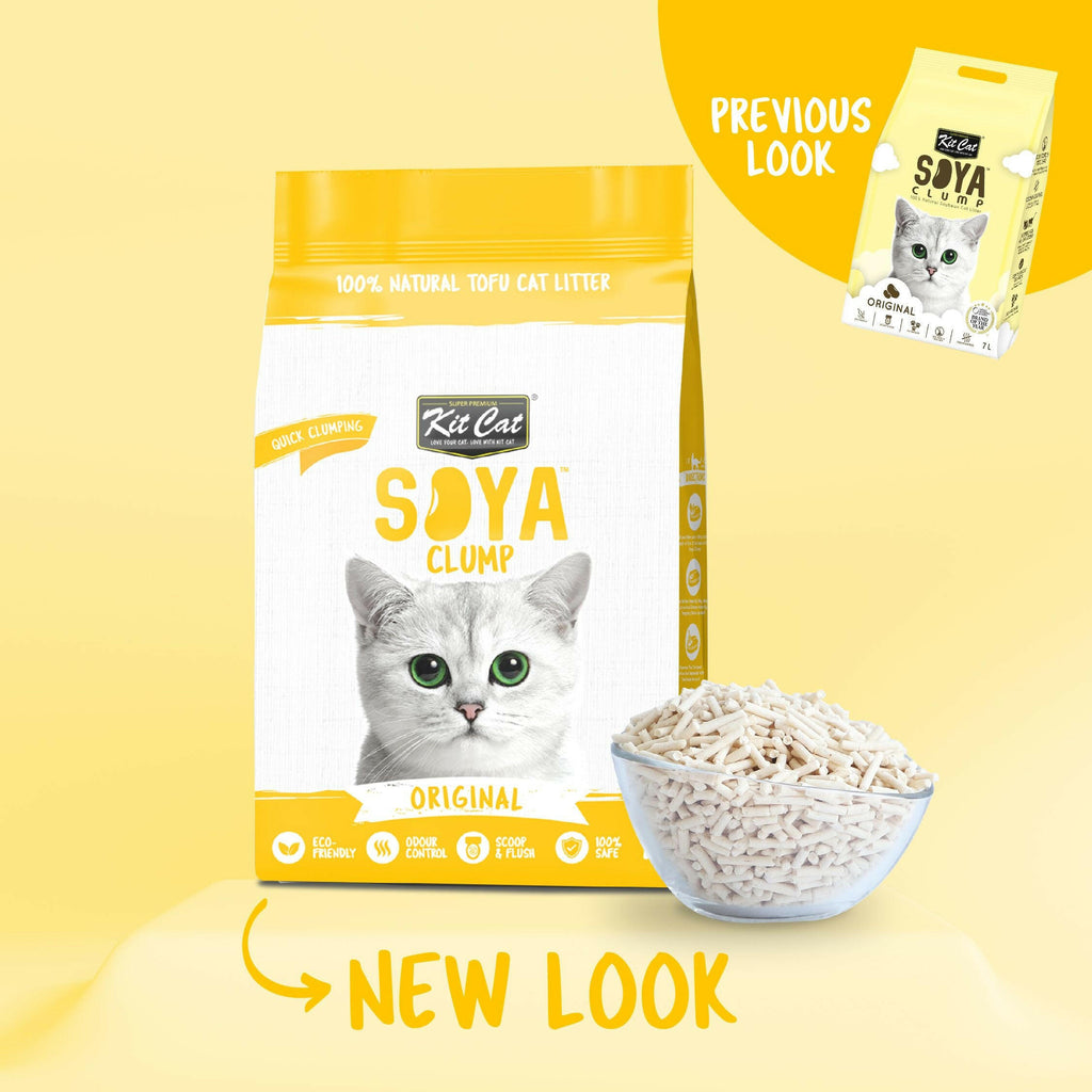 Kit Cat Soya Clump Cat Litter - Original (7L).
