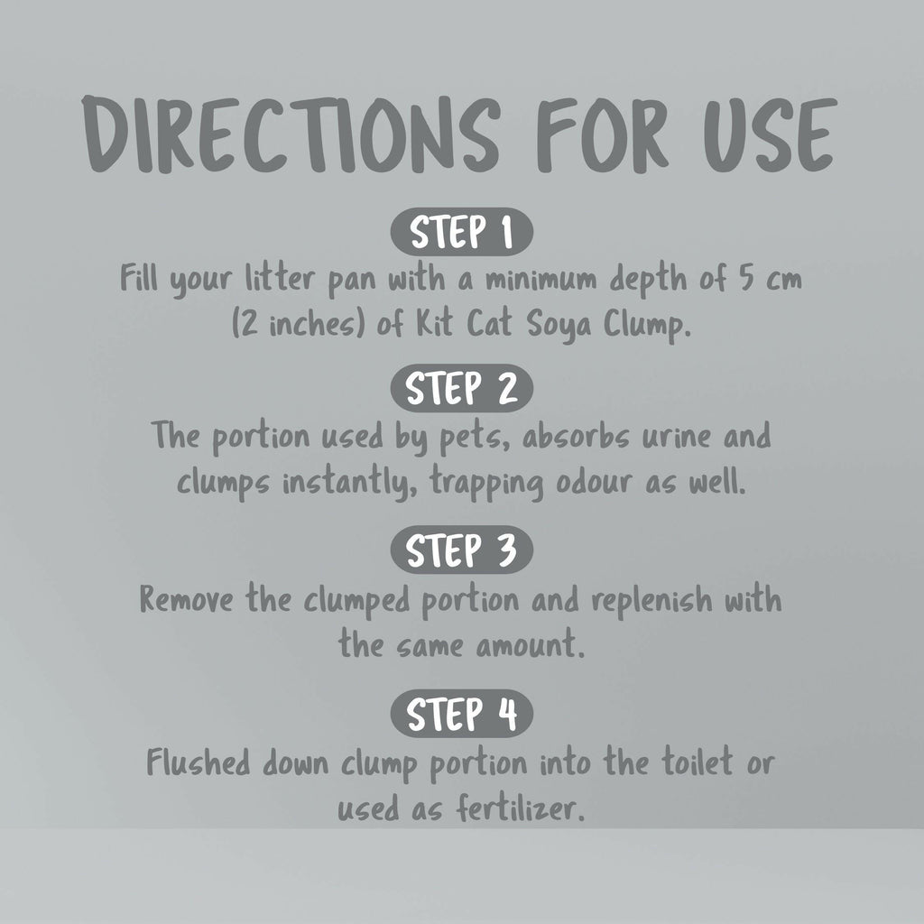 Kit Cat Soya Clump Cat Litter - Charcoal (7L).