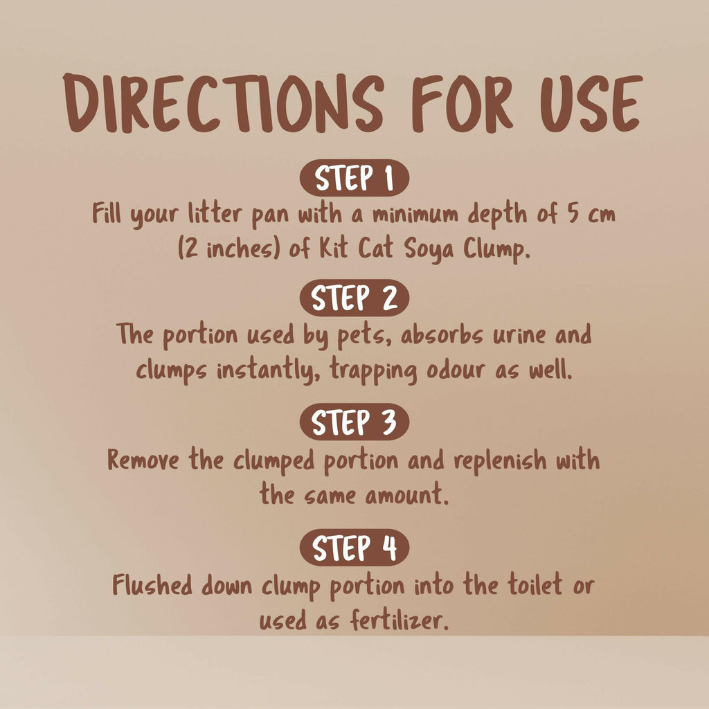 [CTN OF 6] Kit Cat Soya Clump Cat Litter - Coffee (6x7L).