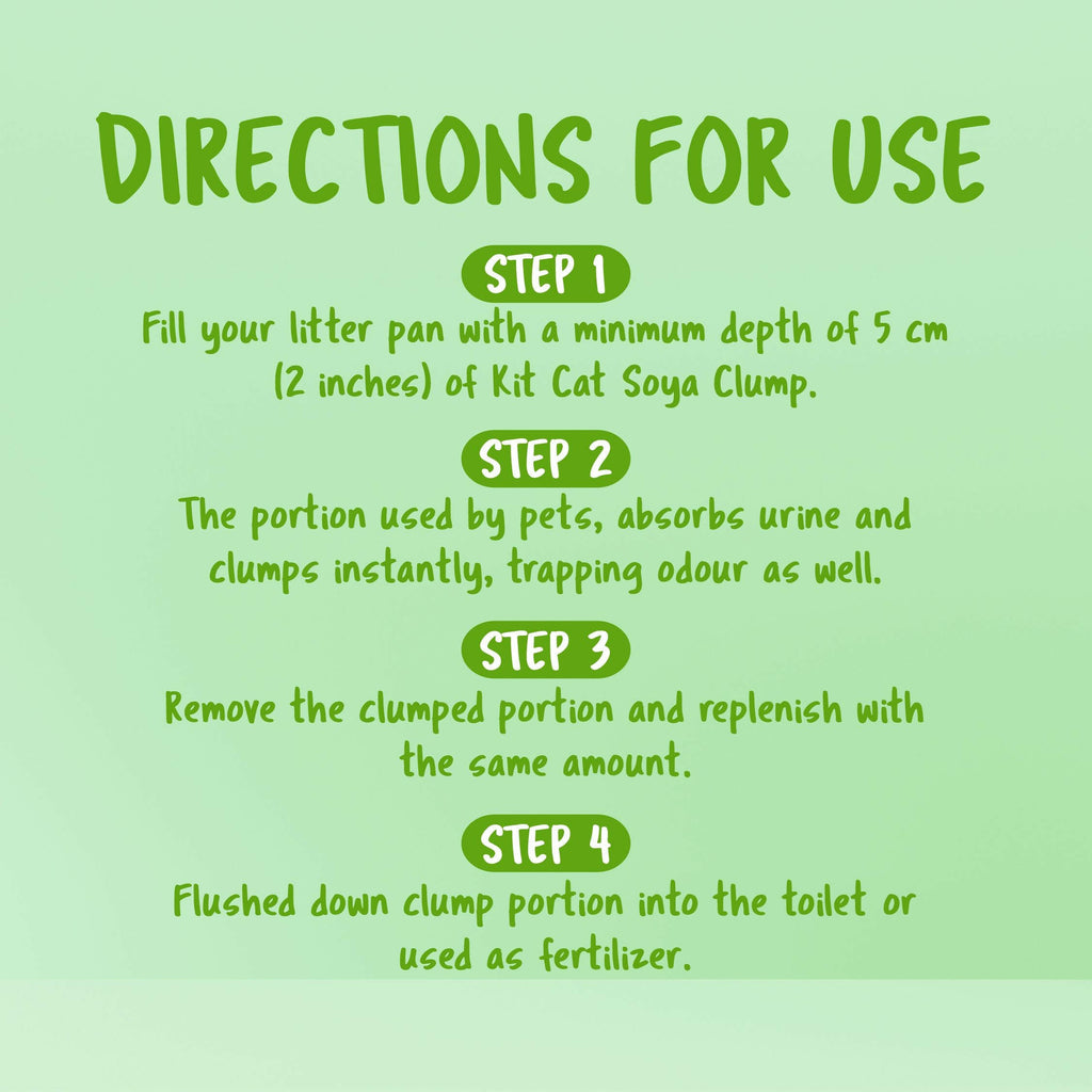 [CTN OF 6] Kit Cat Soya Clump Cat Litter - Green Tea (6x7L).