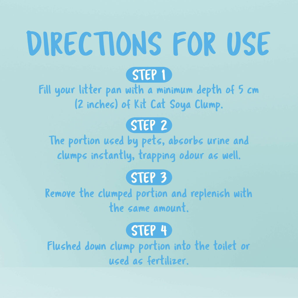 Kit Cat Soya Clump Cat Litter - Baby Powder (7L).