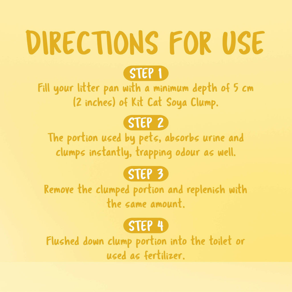 Kit Cat Soya Clump Cat Litter - Original (7L).
