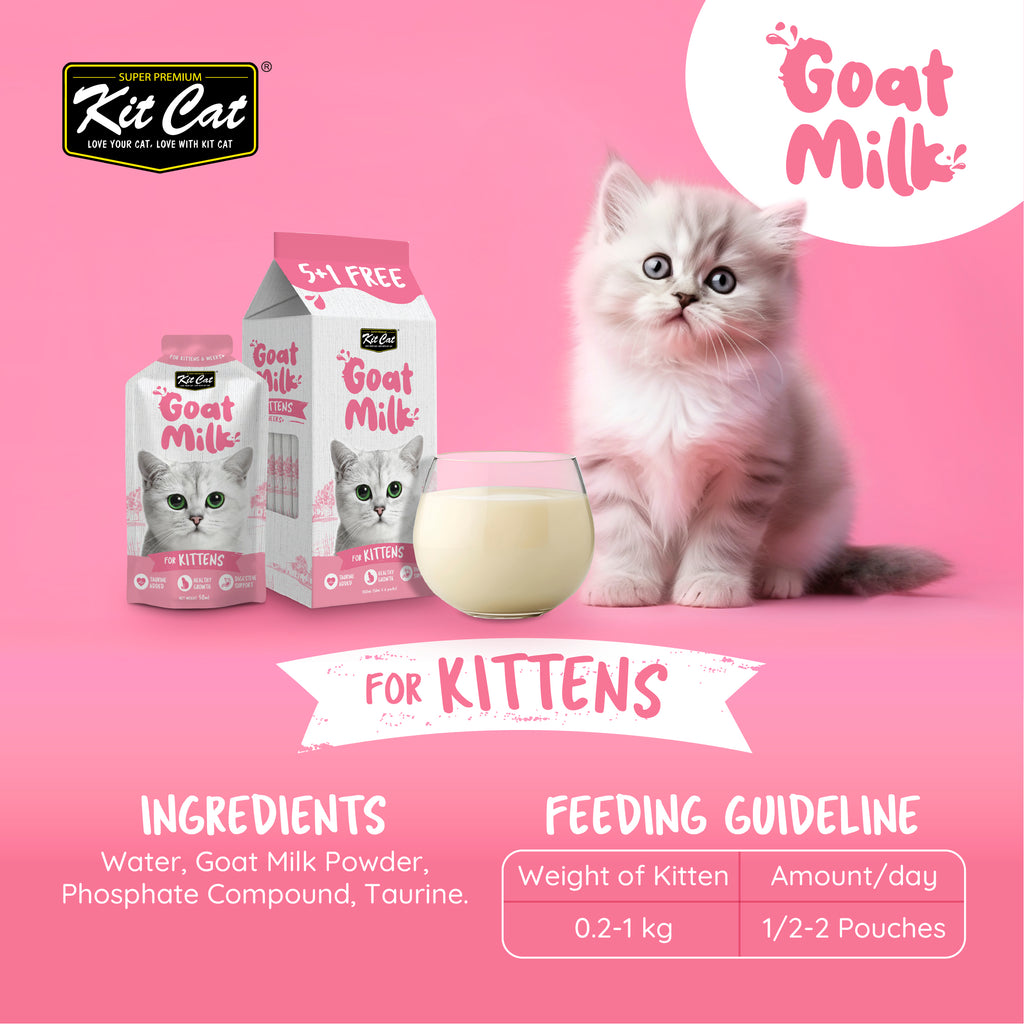 Kit Cat Goat Milk Pouches for Kitten