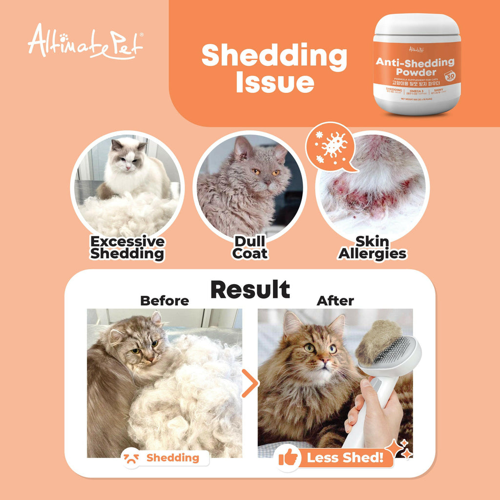 Altimate Pet Supplement Powder for Cats & Kittens - Anti Shedding Powder.