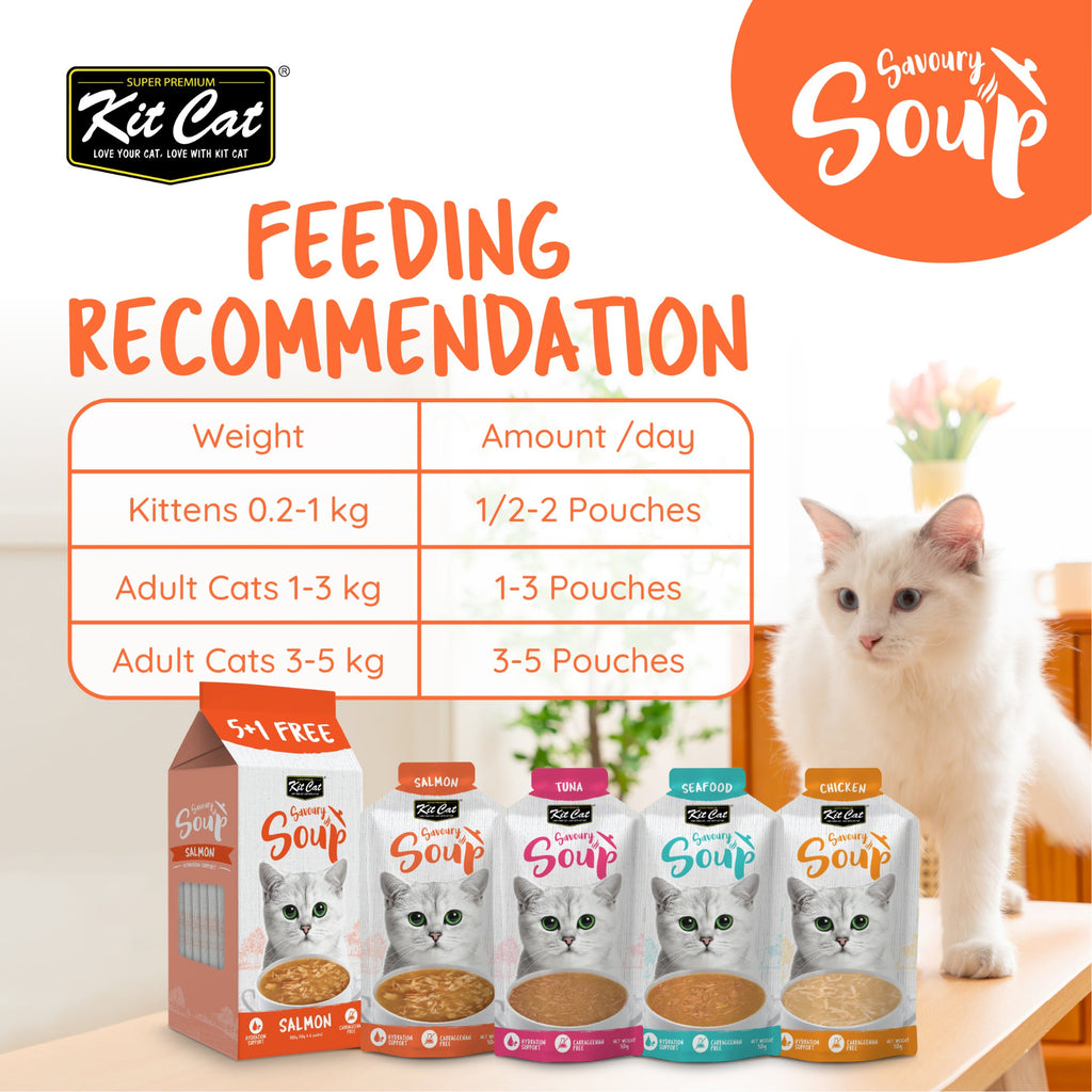 Kit Cat Savoury Soup - Feeding Recommendation