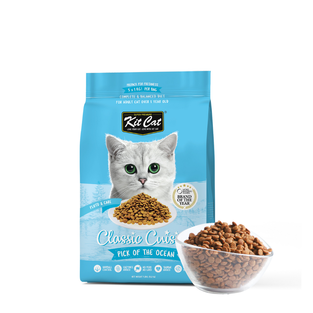 Kit Cat Premium Dry Cat Food  - Pick Of The Ocean (5kg).