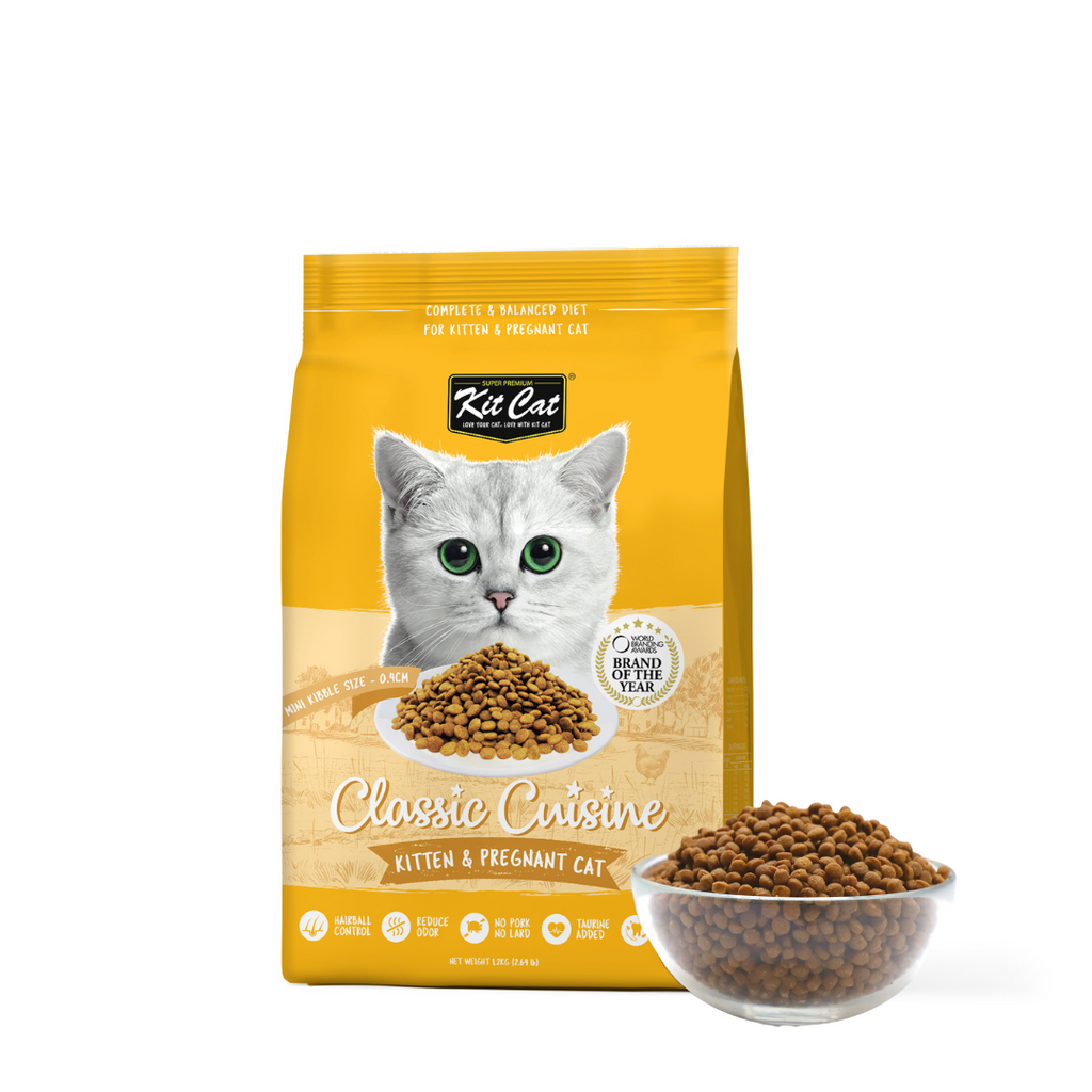Kit Cat Premium Cat Dry Food -  Kitten & Pregnant (1.2kg).