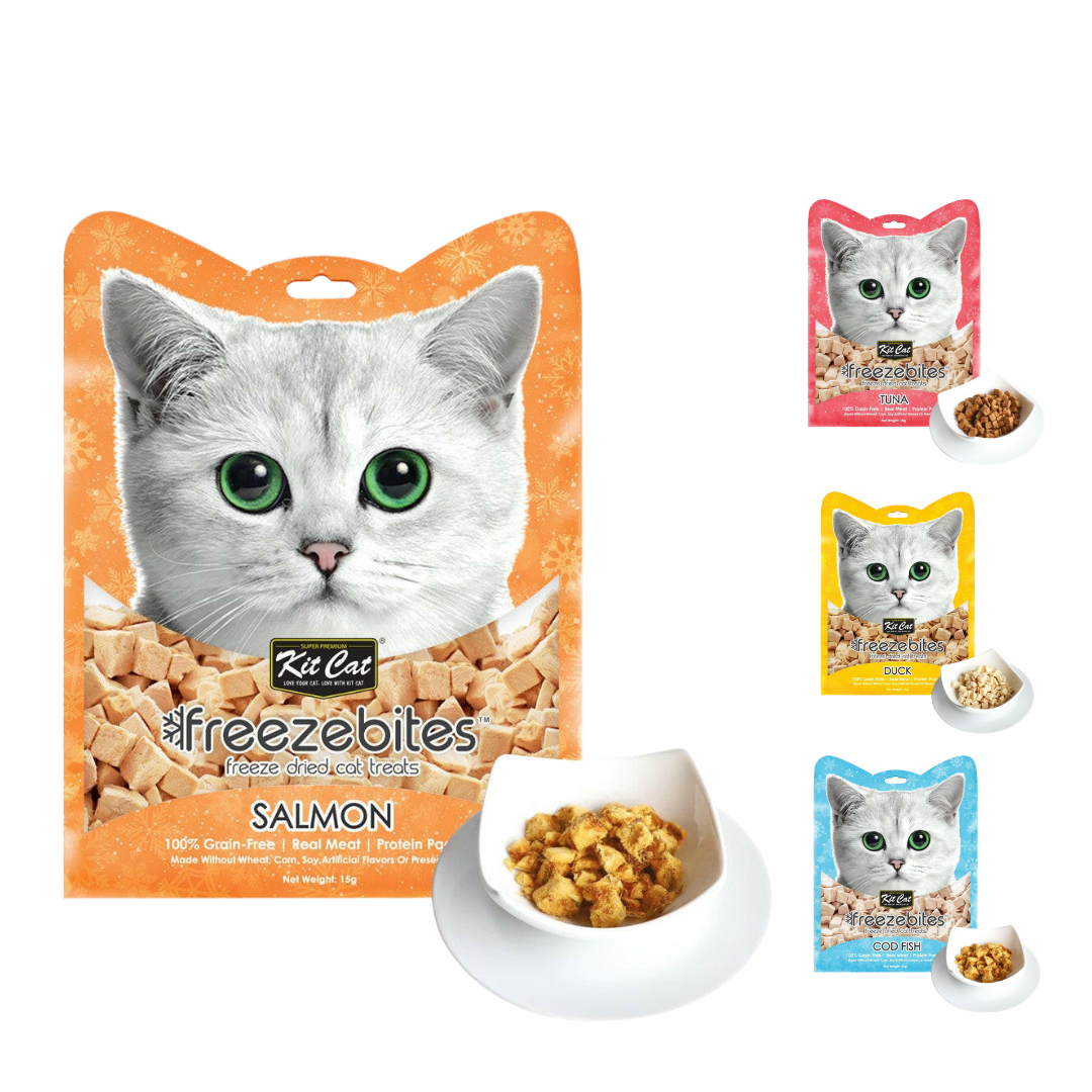 Kit Cat Freeze Bites Cat Treats (15g) - 7 flavours – B2K Pet