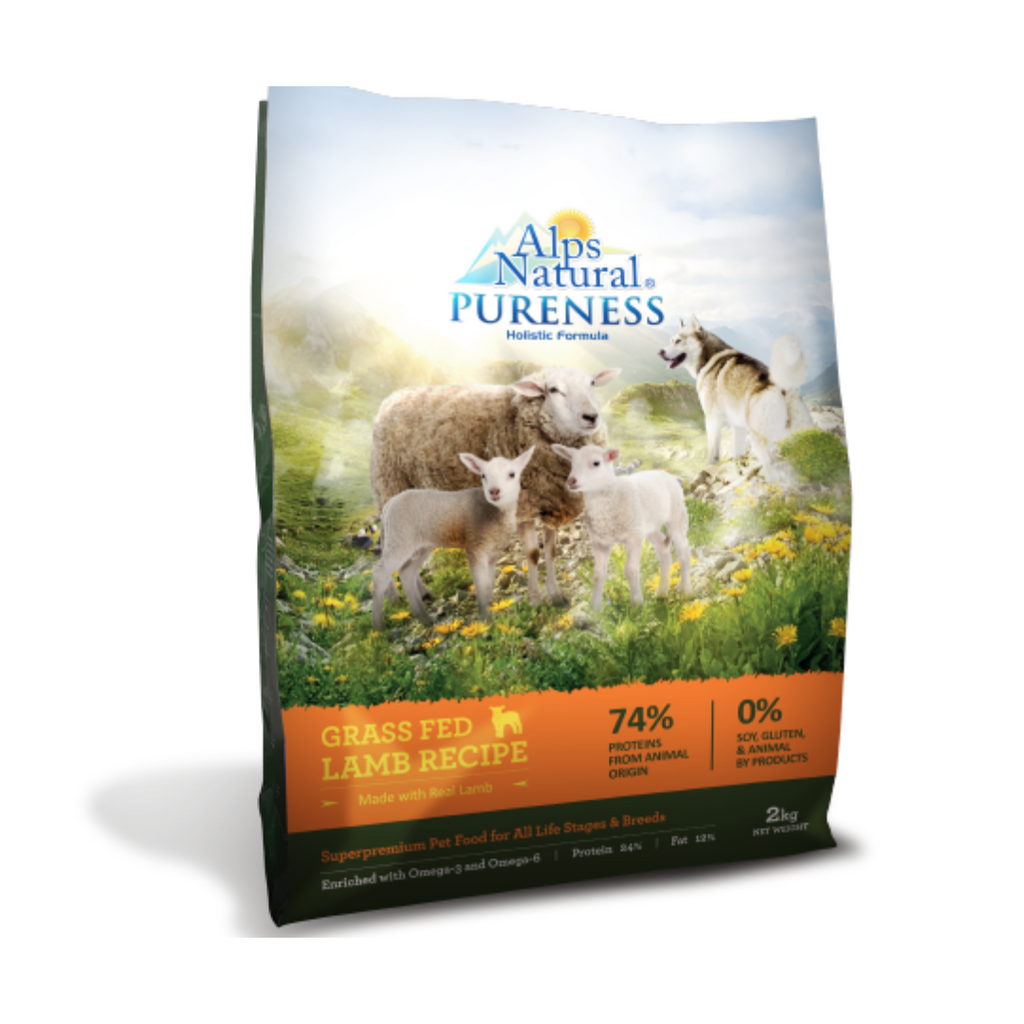 Alps Natural Pureness Holistic Dry Dog Food - Lamb Recipe (2kg).
