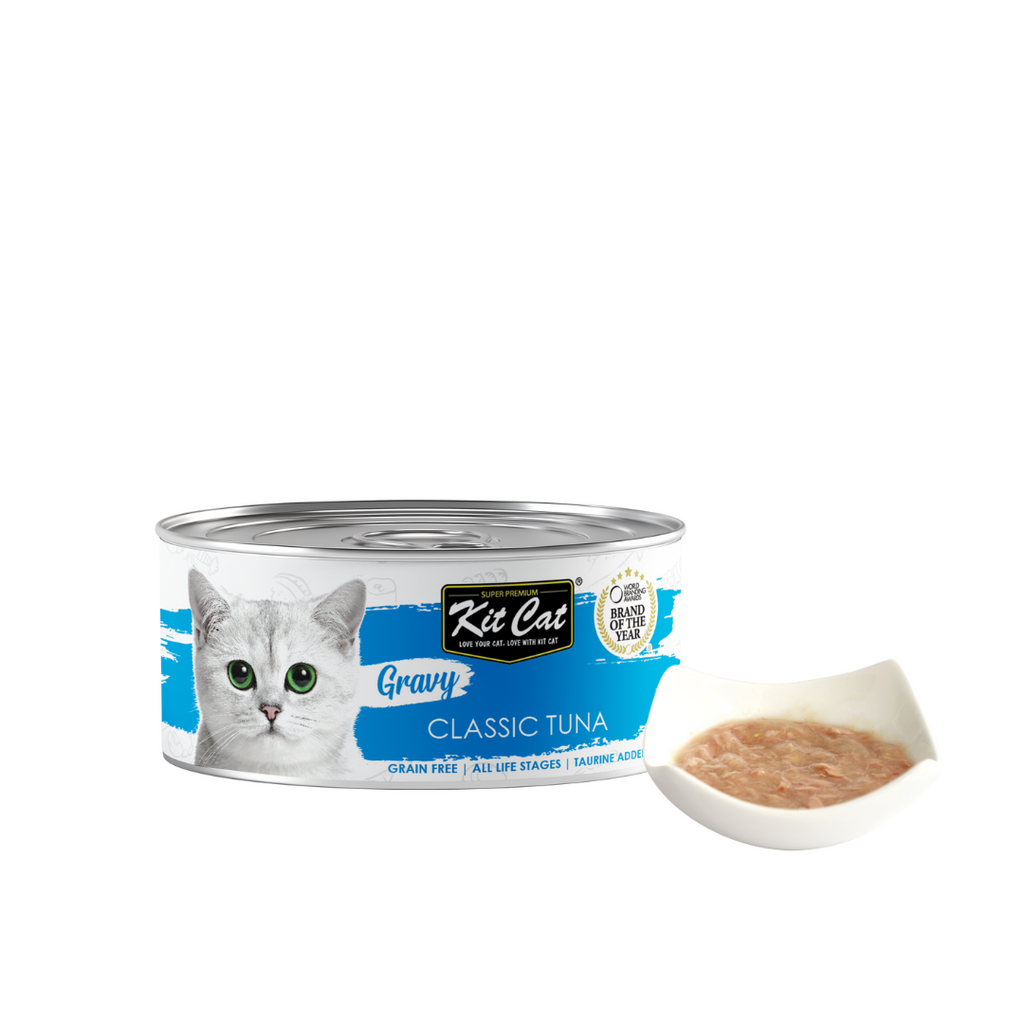 Kit Cat Gravy Cat Canned Food - Classic Tuna (70g).