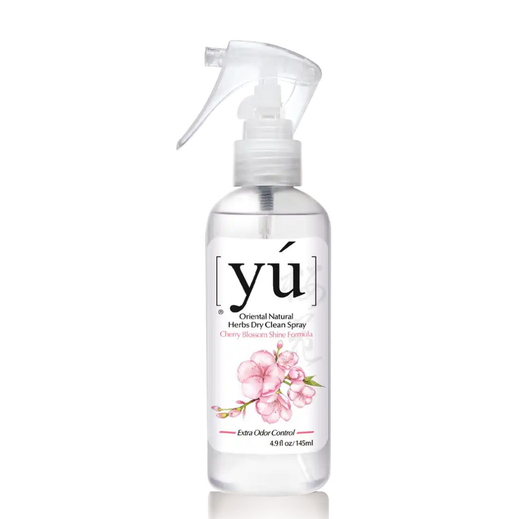 YU Oriental Natural Herbs Bath Dry Clean Spray for Cats & Dogs -  Cherry Blossom Shine (145ml).