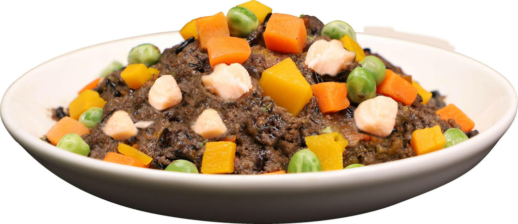 (Trial Pack) Absolute Holistic Home Cooked Style Recipe Gently Cooked Dog Food - Salmon, Peas & Pumpkin.