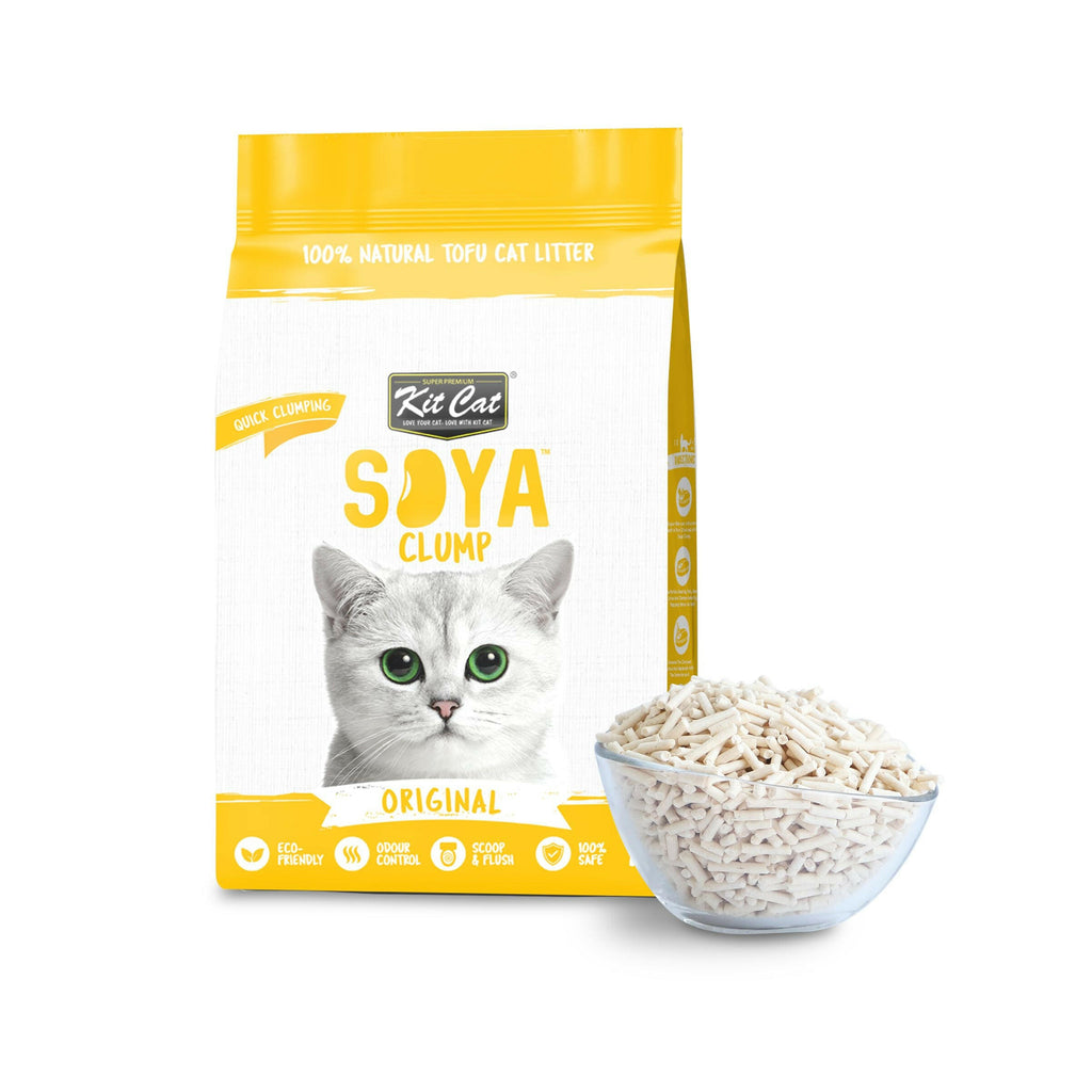 Kit Cat Soya Clump Cat Litter - Original (7L).