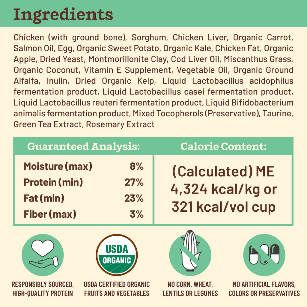 Primal Freeze Dried Kibble In The Raw Food For Dogs -  Chicken (1.5 lbs).