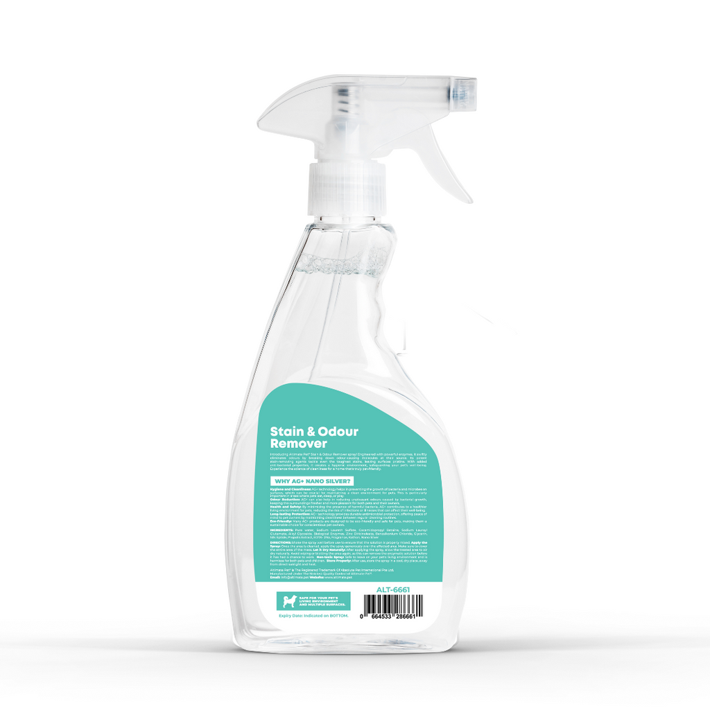 Altimate Pet Stain & Odor Remover Spray with Nano Silver & Enzyme For Dog 946ml.