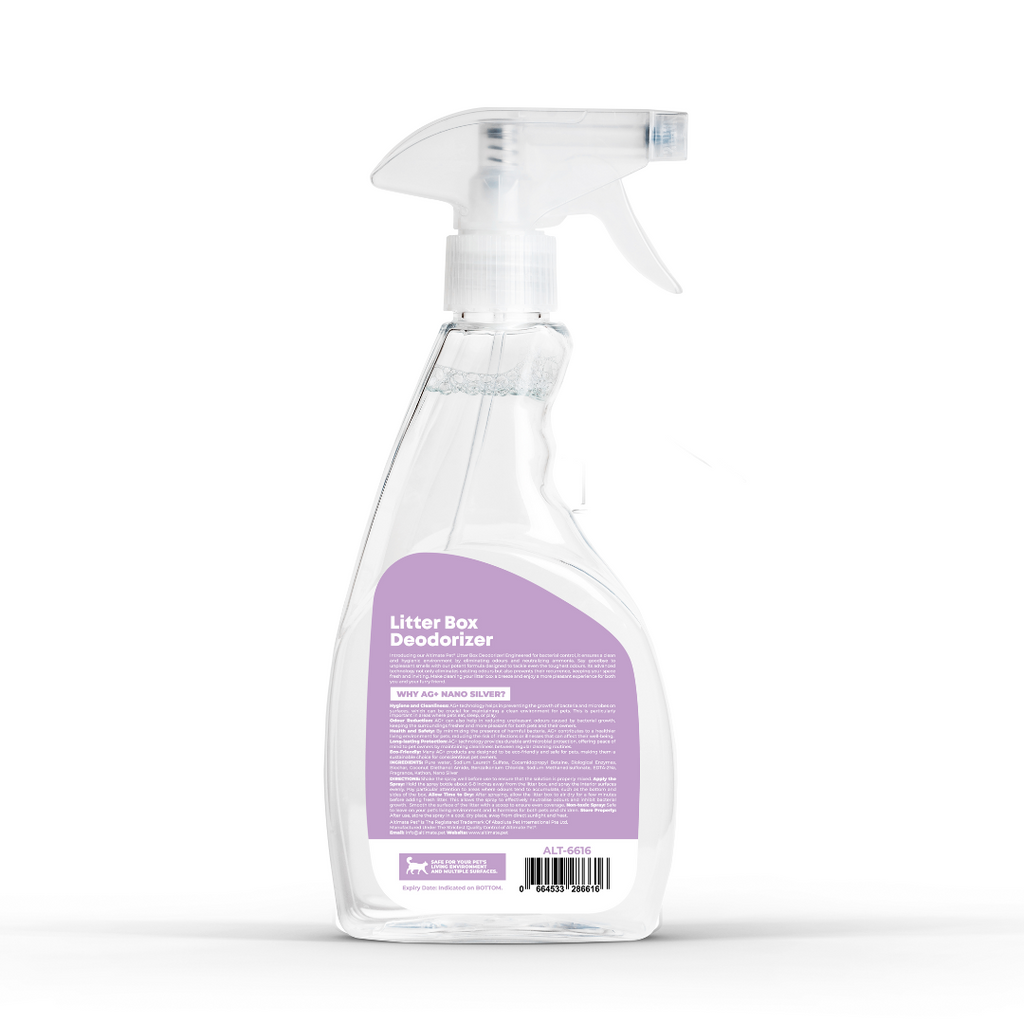 Altimate Pet Cat Litter Box Deodorizer Spray with Nano Silver & Enzyme For Cats 946ml.