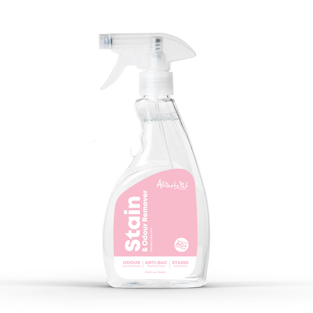 Altimate Pet Stain & Odor Remover Spray with Nano Silver & Enzyme For Cats 946ml.