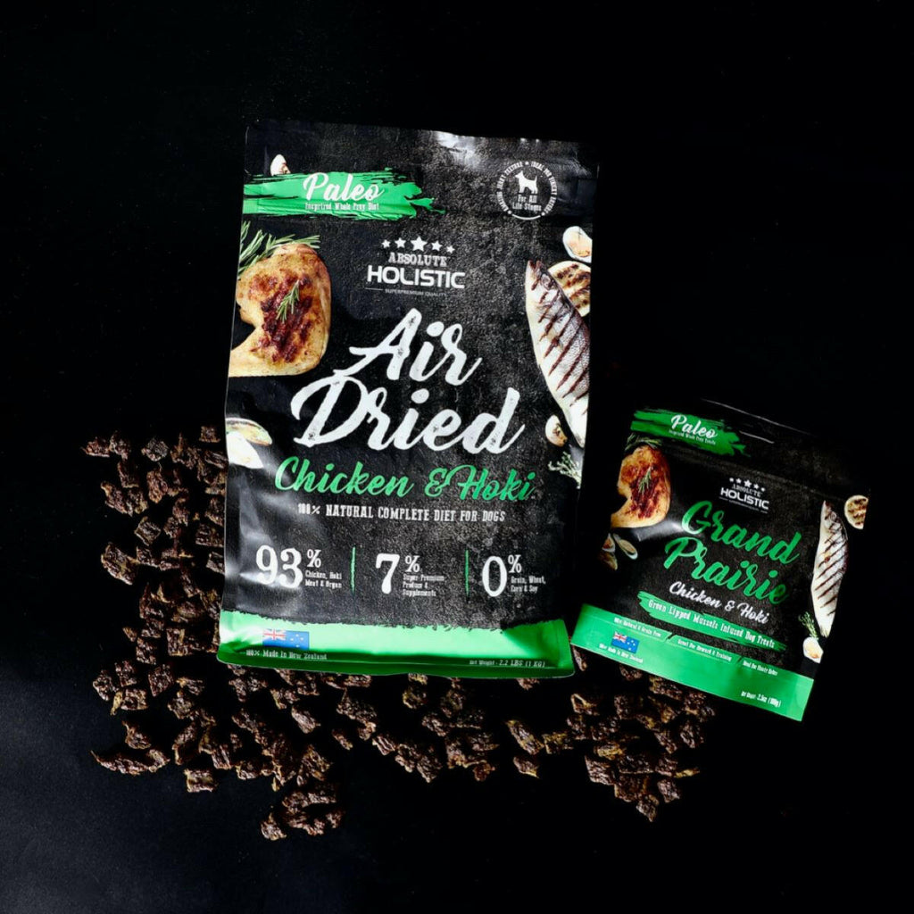 Absolute Holistic Air Dried Treats for Dogs - Grand Prairie (100g).