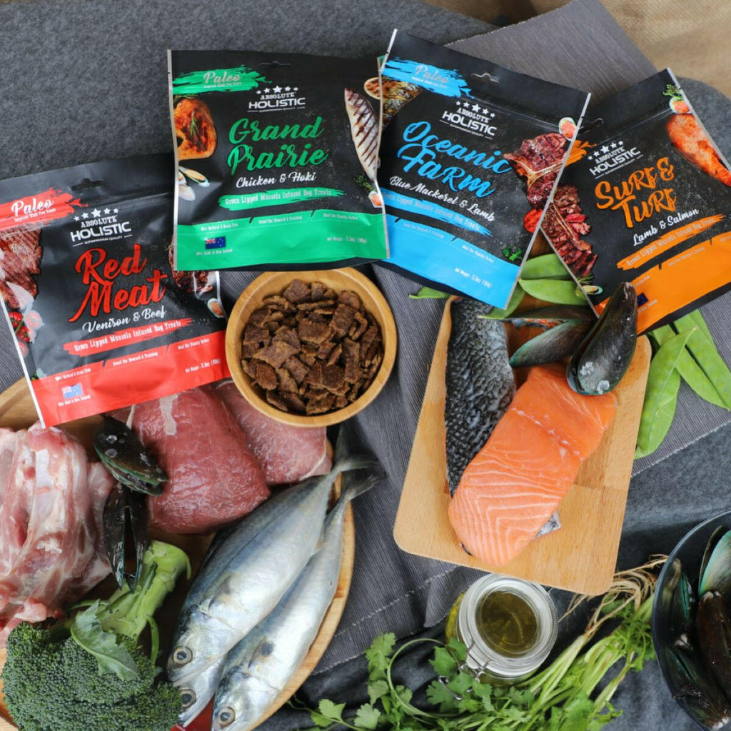 Absolute Holistic Air Dried Treats for Dogs - Grand Prairie (100g).